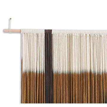 Boho Dip Dye Macrame Wall Hanging - 59''W*35''L