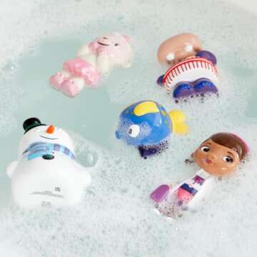 Disney Store Official Bath Set (Doc McStuffins) - Kids Bath Accessories with Beloved Disney Characters - Colorful and Fun Bath Time Essentials for Kids - Suitable for All Ages