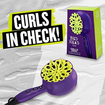 Curls-in-Check 1875W Hair Diffuser Dryer for Curls