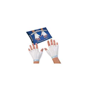 Archie McPhee Handerpants Briefs Underpants for Your Hands, 1 pack, White