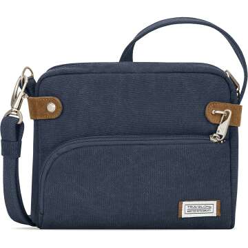 Travelon Anti-theft Crossbody Bag - Indigo