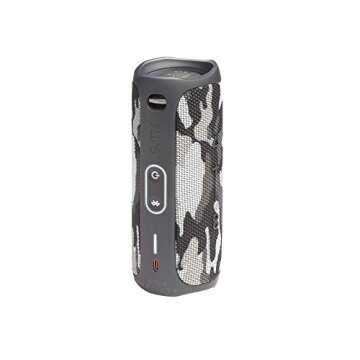 JBL Flip 5 Waterproof Bluetooth Speaker in Black Camo