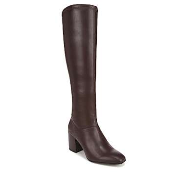 Franco Sarto Womens Tribute Knee High Heeled Boot Cordovan Brown Stretch 9.5 M