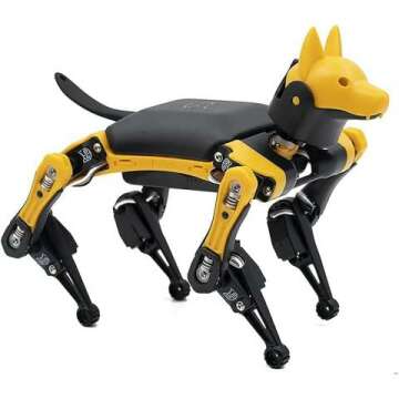 Petoi Bittle Robotic Dog Open Source Bionic Programable STEM Learning Toy – Endless Coding Possibilities – 3D Puzzle Assembly – Sophisticated Motions – Wireless App Control(Construction Kit)