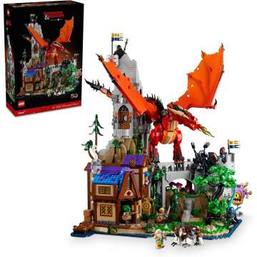 LEGO Ideas Dungeons & Dragons: Red Dragon's Tale Building Set for Adults