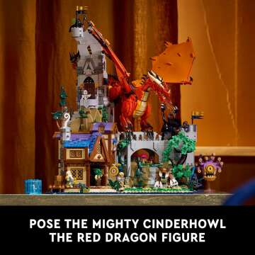 Dungeons & Dragons Red Dragon Building Set for Adults