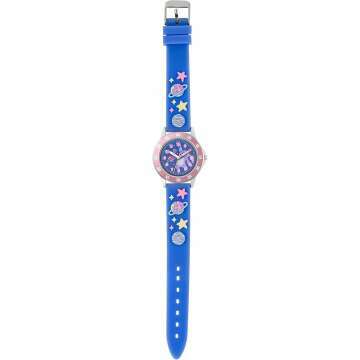 Stitch Time Teacher Watch with Purple Galaxy Strap