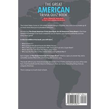 The Great American Trivia Quiz Book: An All-American Trivia Book to Test Your General Knowledge!