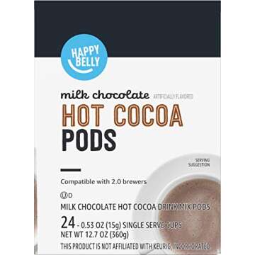 Happy Belly Hot Cocoa Pods 24 Count - Milk Chocolate