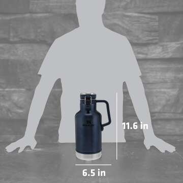 Stanley 64 OZ Easy-Pour Growler for On-the-Go Drinks