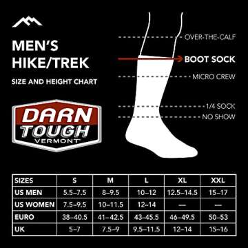 Darn Tough Uncle Buck Boot Cushion Sock - Men's Brown Medium