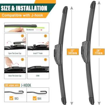 Nissan Versa Note Wiper Blades - OEM Quality Set