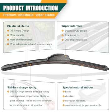 Nissan Versa Note Wiper Blades - OEM Quality Set