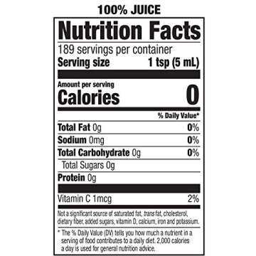 Amazon Brand - Happy Belly 100% Lemon Juice, Bottle, 32 fl oz (Pack of 1)