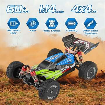 WLtoys 144001 RC Car - Fast 1:14 Scale Off-Road Buggy