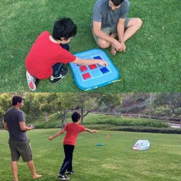 Yuham Outdoor Game Set for Kids - Cornhole & Bean Bag Toss