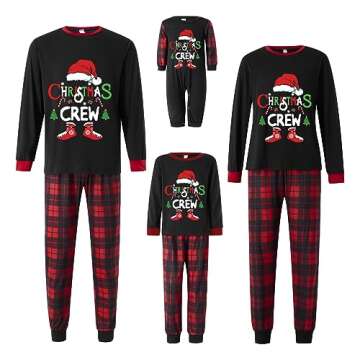 OAKFashion Christmas Family Pajamas Sets - Matching Holiday Sleepwear