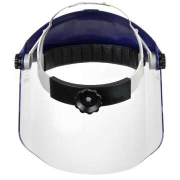 3M H8A Ratchet Headgear and Visor Combination with 3M WP96 Clear Polycarbonate Faceshield