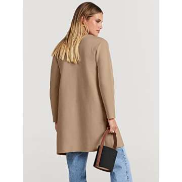 ANRABESS Women's Open Front Cardigan for Fall 2024