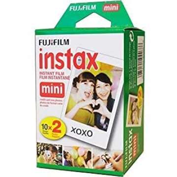 Fujifilm Instax Mini Instant Film, Twin Packs (3 Pack, Total 60,Sheets) 40 Sticker Film Frames + Photo Bouquet Holder