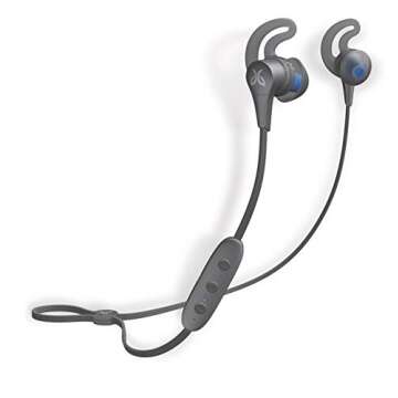 Jaybird X4 Wireless Bluetooth Headphones for Sport, Fitness and Running, Compatible with iOS and Android Smartphones: Sweatproof and Waterproof - Storm Metallic/Glacier