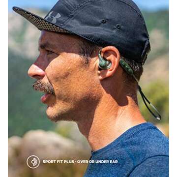 Jaybird X4 Wireless Bluetooth Headphones for Sport, Fitness and Running, Compatible with iOS and Android Smartphones: Sweatproof and Waterproof - Storm Metallic/Glacier