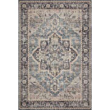 Loloi II Hathaway Navy/Multi 7'-6" x 9'-6" Area Rug