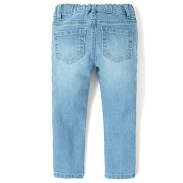 Baby Girls Super Skinny Jeans 6-9 Months - Light Jay Blue