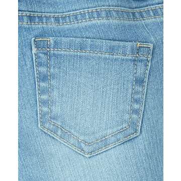 Baby Girls Super Skinny Jeans 6-9 Months - Light Jay Blue