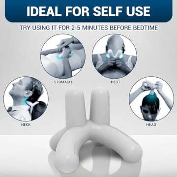 Dr. Berg Body, Neck & Back Self-Massage Tool - Comes with an Instructions Manual & Access to How-to Online Videos