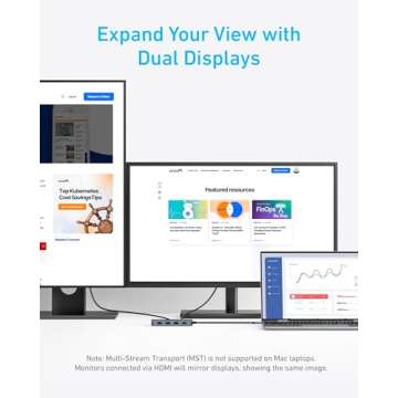 Anker 7-in-1 USB-C Hub | Dual HDMI & Power Delivery