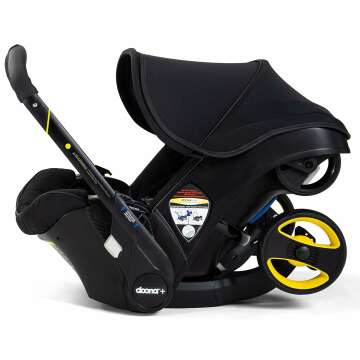 Doona Car Seat & Stroller, Midnight Edition - All-in-One Travel System