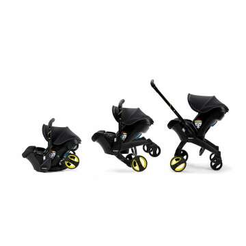 Doona Car Seat & Stroller, Midnight Edition - All-in-One Travel System