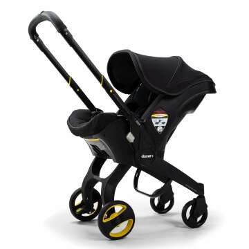 Doona Car Seat & Stroller, Midnight Edition - All-in-One Travel System