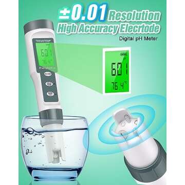 Digital pH/TDS Meter with ATC - 3 in 1 Water Tester