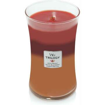 WoodWick Autumn Harvest Candle - Premium Soy Blend