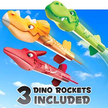 Dino Blasters: Fun Outdoor Rockets for Kids