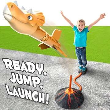 Dino Blasters: Fun Outdoor Rockets for Kids