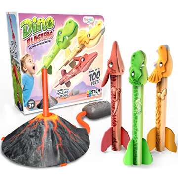 Dino Blasters: Fun Outdoor Rockets for Kids