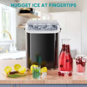 Self Cleaning Portable Ice Maker for Home Use