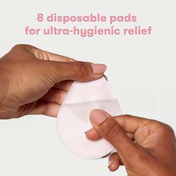 Frida Mom Nursing Pads, Cooling Hydrogel Nipple Pads for Hydration and Soothing Sore Nipples, Breastfeeding Essentials, 8ct