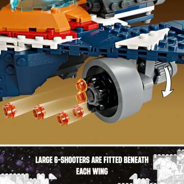 LEGO Marvel Rocket’s Warbird vs. Ronan Building Set