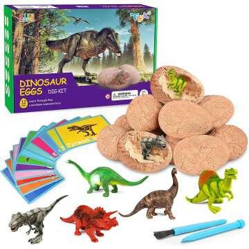 Dig Up Dinosaur Fossil Eggs: Fun STEM Toy for Kids