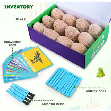 Dig Up Dinosaur Fossil Eggs: Fun STEM Toy for Kids