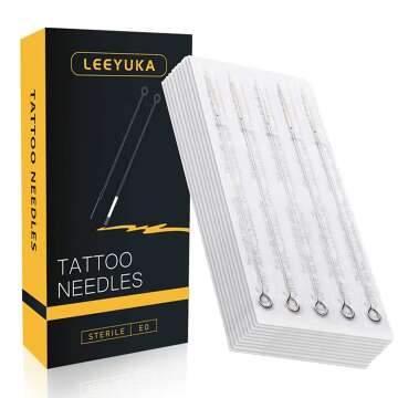 150pcs LEEYUKA Shader Magnum Needles - Precision Tattoo Supplies