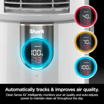 Shark HC502 3-in-1 Air Purifier, Heater & Fan - Clean Air for Large Rooms