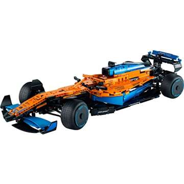 LEGO 42141 Technic McLaren Formula 1 2022 Replica Race Car Model Building Kit, F1 Motor Sport Set Birthday Gift Idea for Adults, Men, Women, Him, Her, Husband, Collectible Home Decor