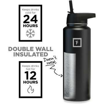 IRON °FLASK 40 Oz Hiking Bottle - Hydration Power