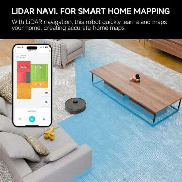 LS1 Robot Vacuum & Mop - Smart Navigation & Control