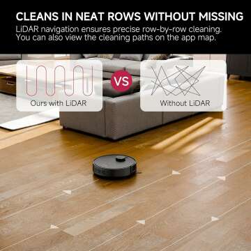 LS1 Robot Vacuum & Mop - Smart Navigation & Control